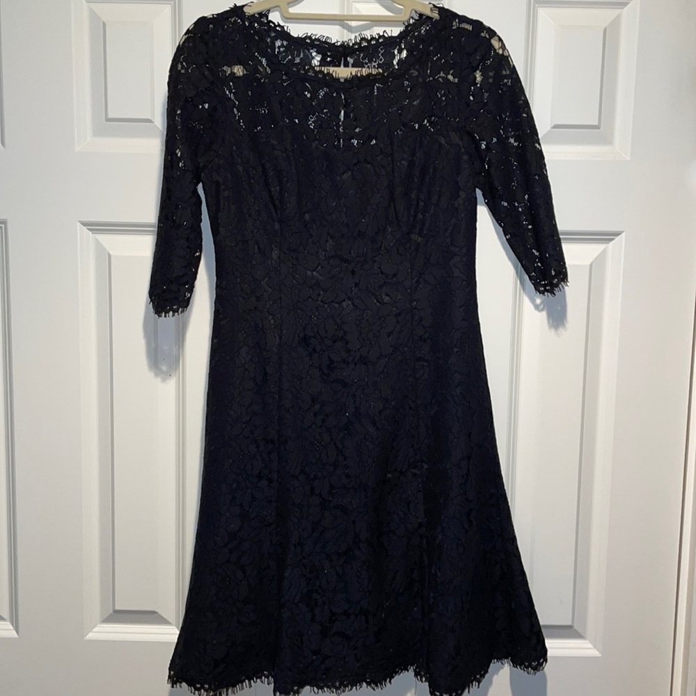 Womens Formal Black Lace Dress